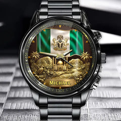 Personalized Nigeria Heritage Watch – Custom Name Edition, National Landmarks