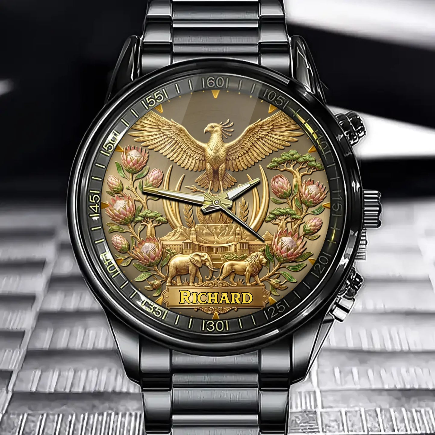 Personalized Viva South Africa Watch – Custom Name, Heritage Collection