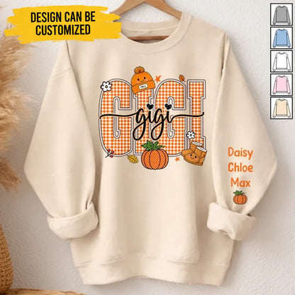 Custom Unisex Sweater, Hoodie - Personalized Birthday Gifts For Mom, Grandma - Grateful For Every Season