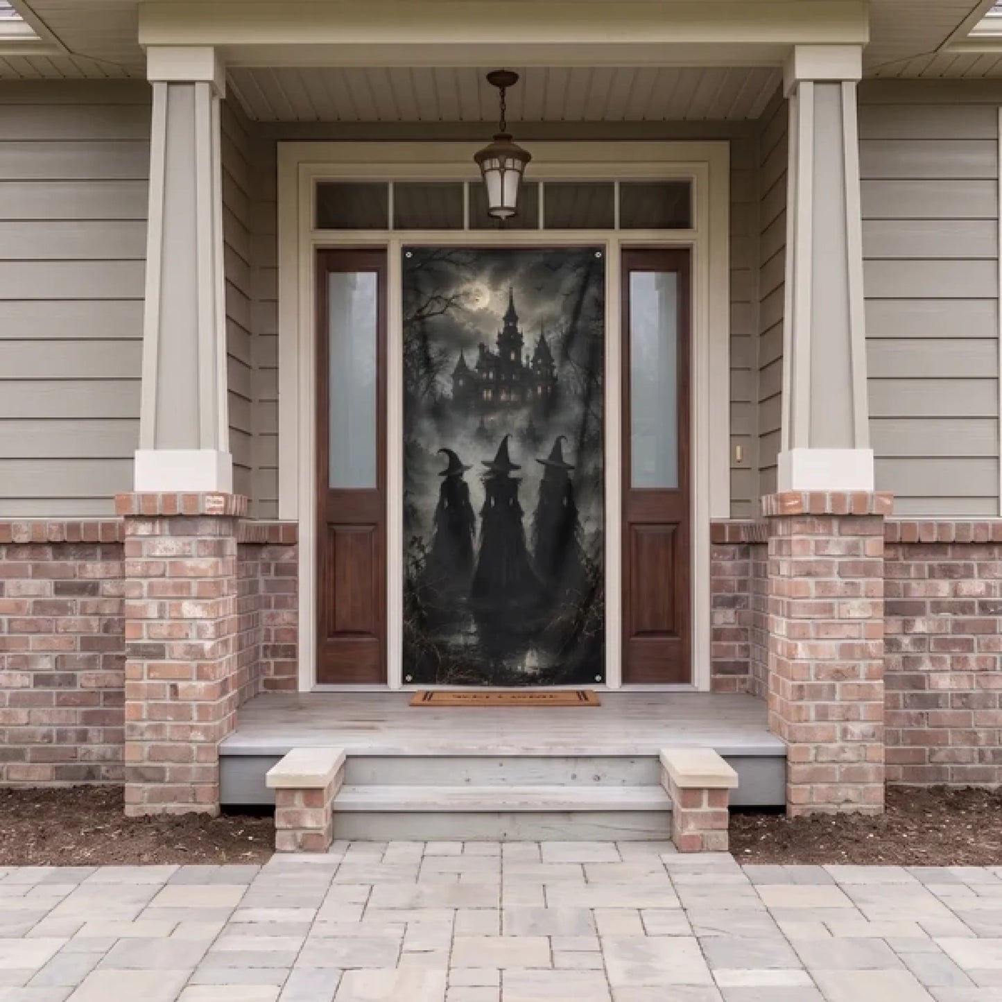 Halloween_Door_Decorations_Creepy_Scary_Pumpkin_Tunnel_Personalized_Door_Cover_5