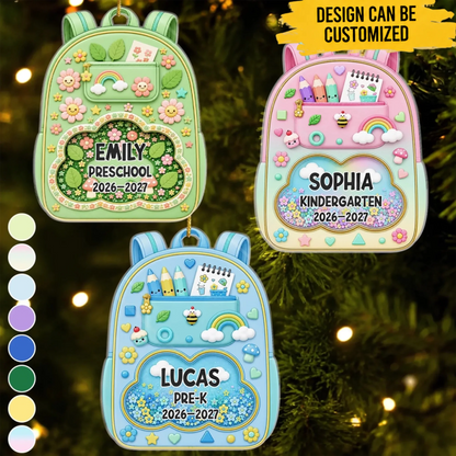 Custom Acrylic Ornament - Personalized Christmas Birthday Gifts For Kids - Learning With So Much Fun