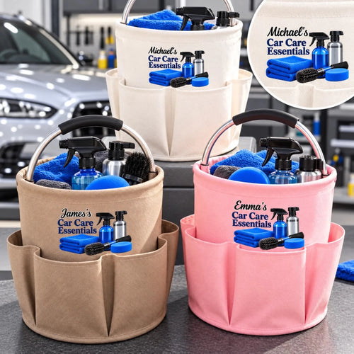Custom Name Car Detailing Gifts for Men - Personalized Tool Bag
