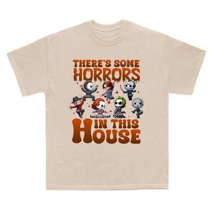 There’s Some Horrors In This House Shirt, Retro Halloween Shirt, Funny Halloween Sweatshirt, Trendy Halloween Gift, Halloween Party Shirts