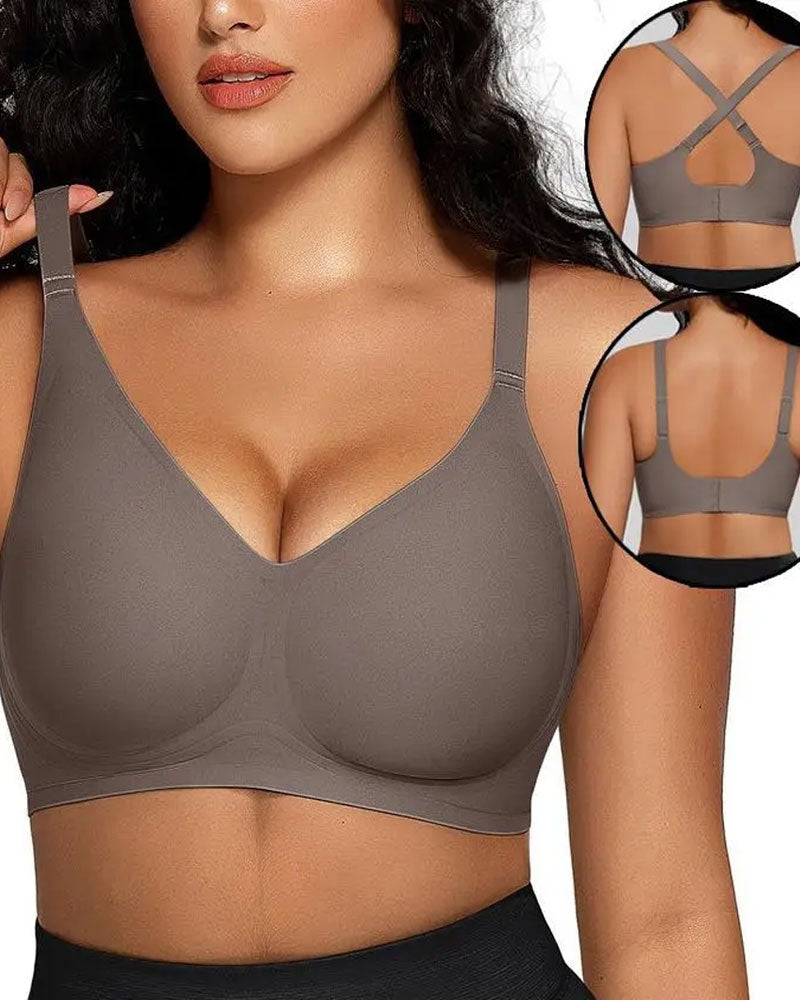 Women Comfortable Push Up Bras Wireless Seamless Full Coverage Bra