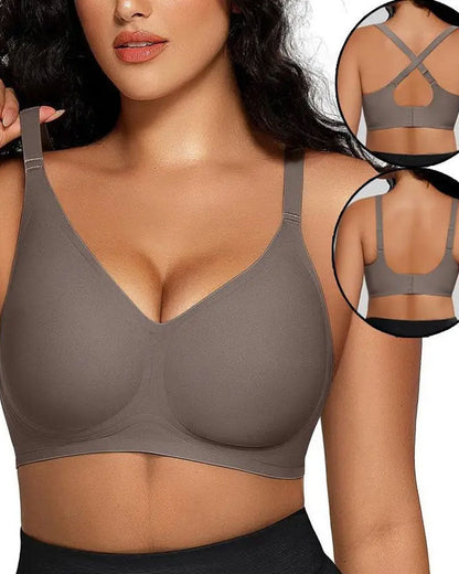 Women Comfortable Push Up Bras Wireless Seamless Full Coverage Bra