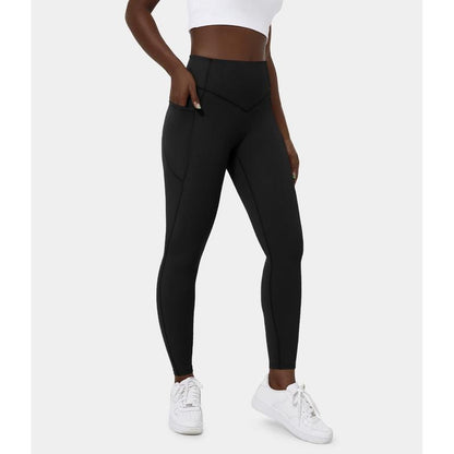 Ultra Sculpt So Cinched High Waisted Tummy Control Side Pocket Shaping Training Leggings