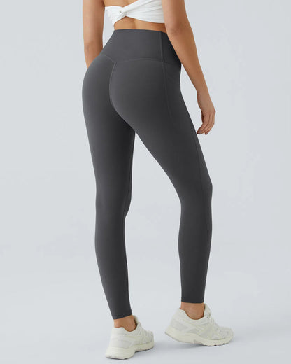 🎁Last Day 49% OFF🔥 Butt Lifting Tummy Control Side Pocket High Waisted Shaping Training Leggings