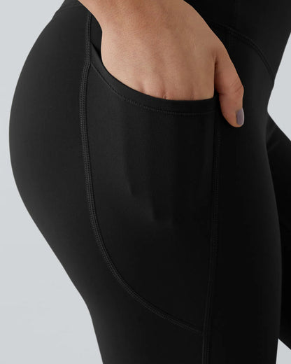 🎁Last Day 49% OFF🔥 Butt Lifting Tummy Control Side Pocket High Waisted Shaping Training Leggings