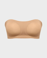 Non-Slip Crossover Side Hook Bandeau Bra