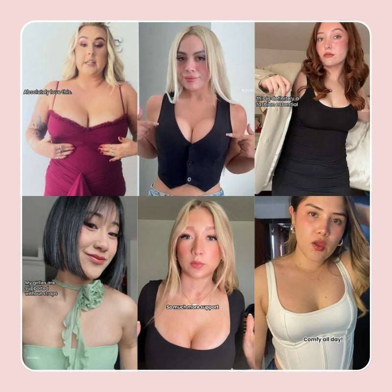 Seamless Push-up Sticky Bra