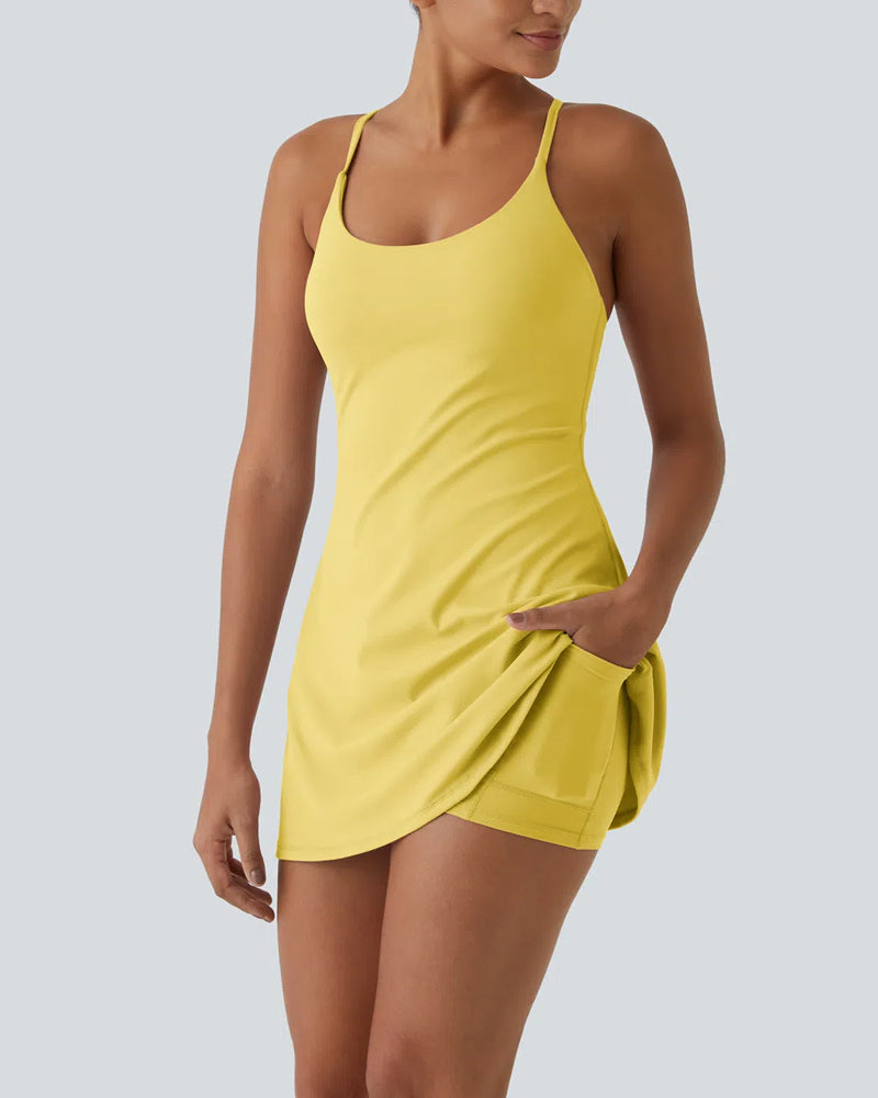 Backless Active Dress-Easy Peezy for Women