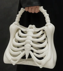 Spooky Creepy Skeleton Bone Handbag