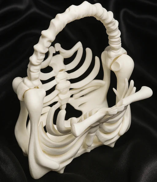 Spooky Creepy Skeleton Bone Handbag