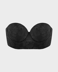 Smooth Lace Longline Strapless Underwire Bra