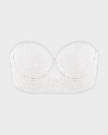 Smooth Lace Longline Strapless Underwire Bra