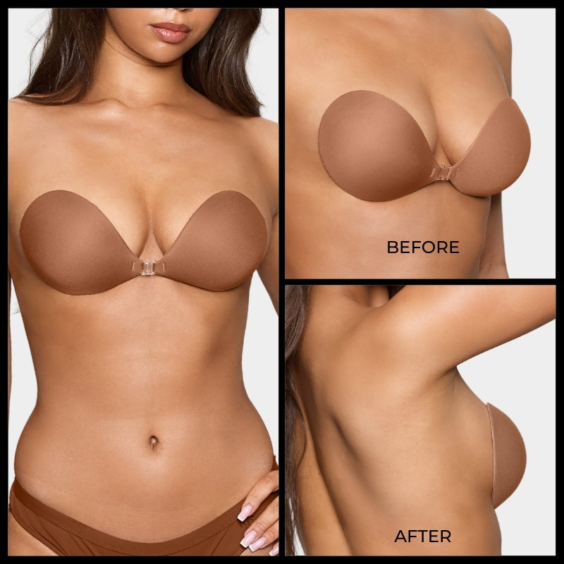 Seamless Push-up Sticky Bra