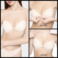 Seamless Push-up Sticky Bra