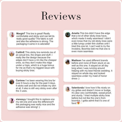 Seamless Push-up Sticky Bra