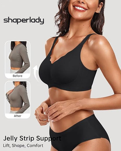 Seamless Comfort Smoothing Push Up Bra
