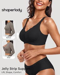 Seamless Comfort Smoothing Push Up Bra