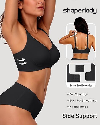 Seamless Comfort Smoothing Push Up Bra