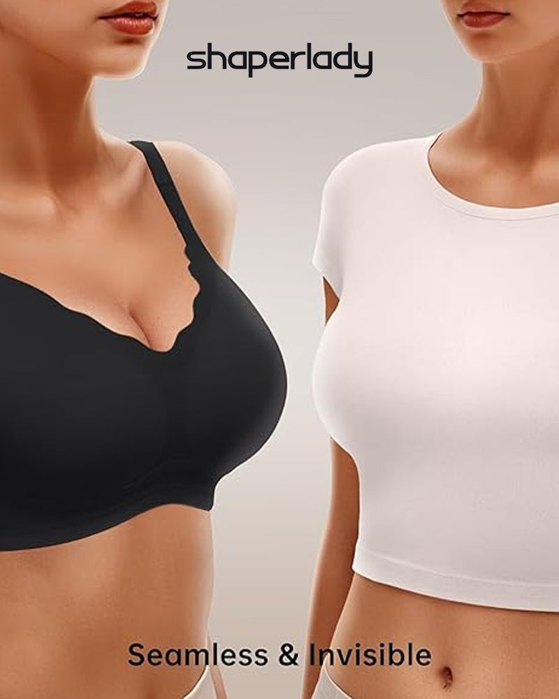 Seamless Comfort Smoothing Push Up Bra