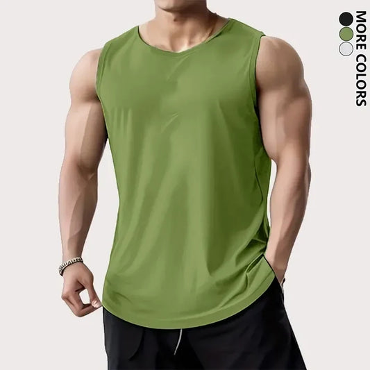 Men's Sleek Athletic Tank Top – Ultra-Soft Moisture-Wicking Fabric, Perfect for Gym to Street Style