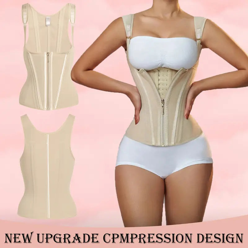 Waist Shapewear for Women Tummy Control Girdle Workout Shapewear with Adjustable Shoulder Strap