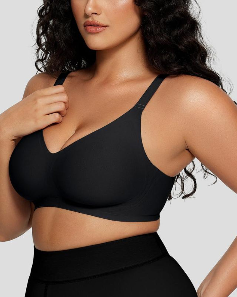 Women Comfortable Push Up Bras Wireless Seamless Full Coverage Bra