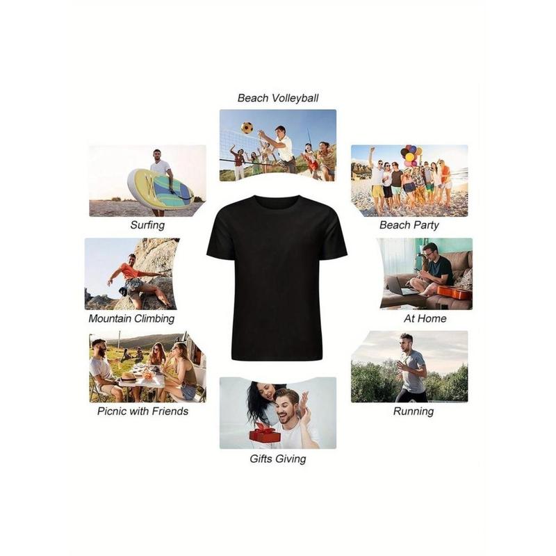 Eat Healthy Lifestyle Theme T - Shirt -Casual Comfortable 100% Cotton Double - Sided Digital Printing