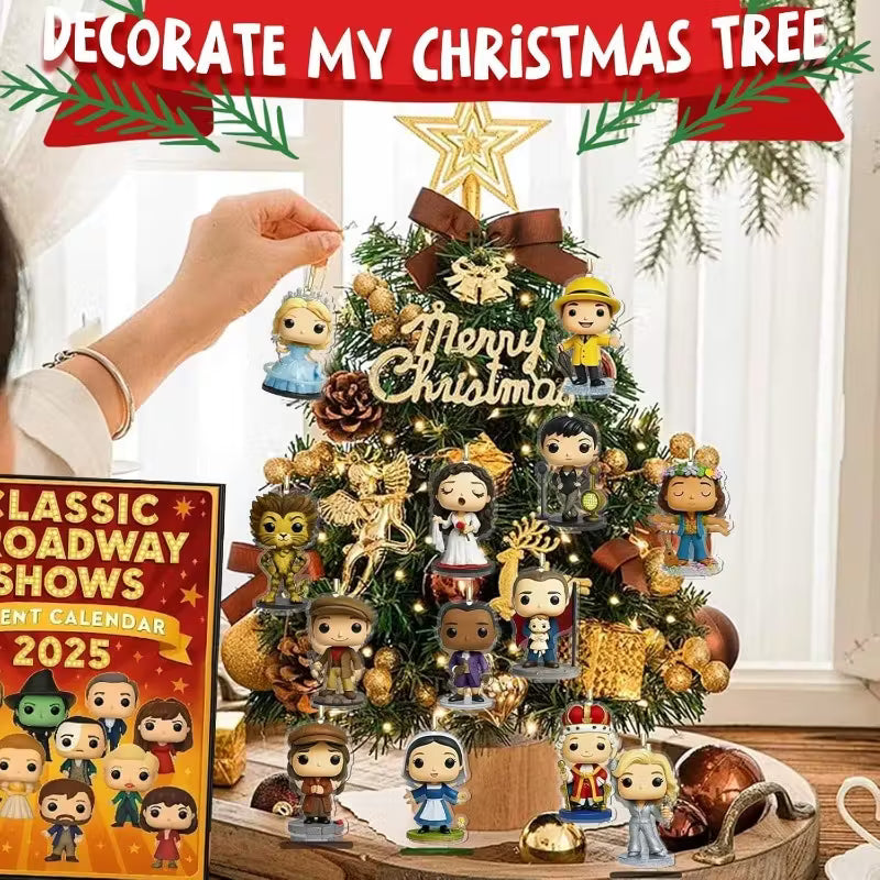 2025 Broadway Musical Roles Advent Calendar