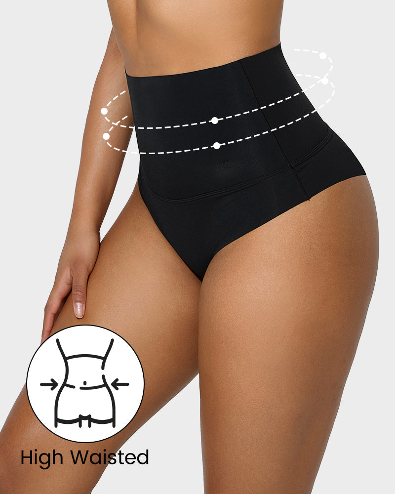 3-Pack High Waisted Tummy Control Briefs