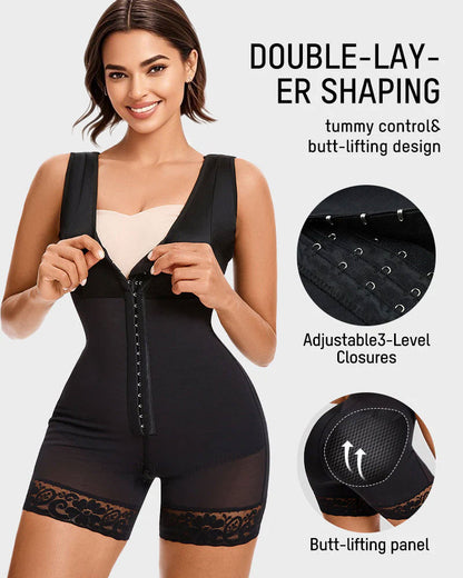Flash Sale⚡️Extra Plus Size Shaper Bodysuit Tummy Control Shapewear With Bra