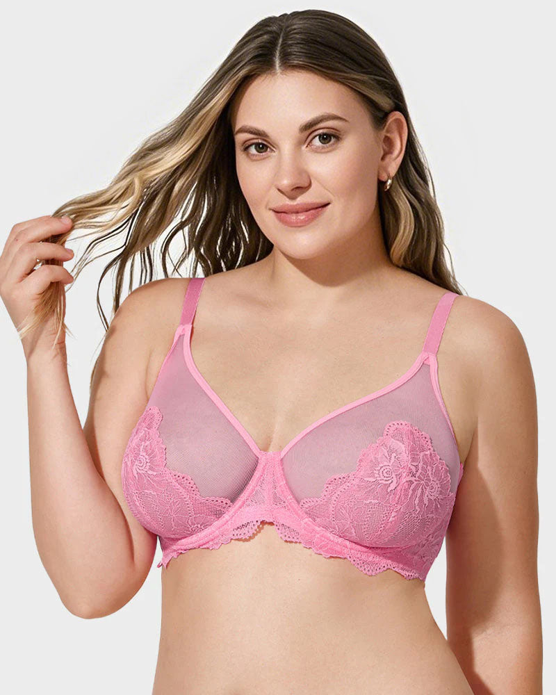 Full Coverage Lace Minimizer Bra