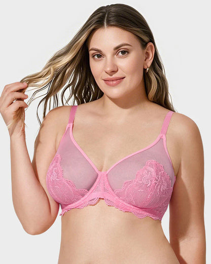 Full Coverage Lace Minimizer Bra