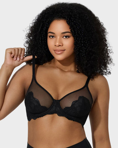Full Coverage Lace Minimizer Bra