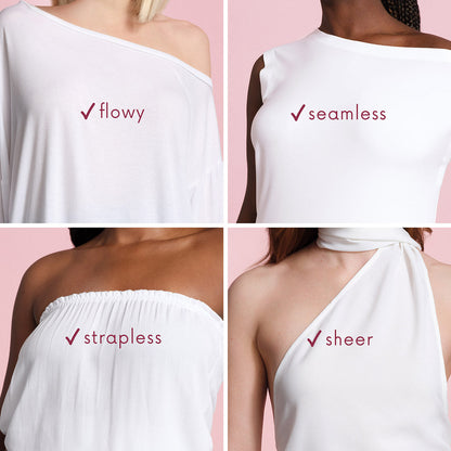 Invisible Lift Inserts | Double-Sided Adhesive Bra Lifter for Instant Boost