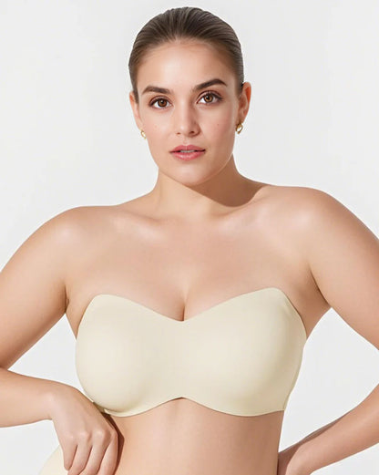 Full Support Non-Slip Convertible Bandeau Bra