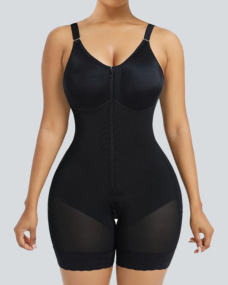 Tummy Control Butt Lifter Shaper with Zipper Crotch Fajas Colombianas